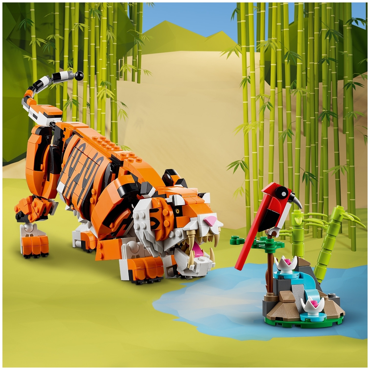 Конструктор LEGO 31129 Криэйтор Величественный тигр Казахстан