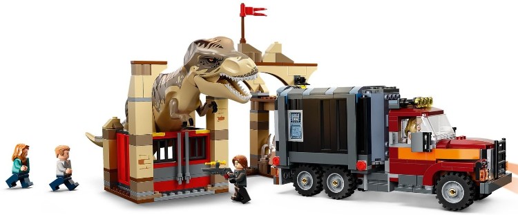 Фотография Конструктор LEGO 76948 Jurassic World Побег атроцираптора и тираннозавра