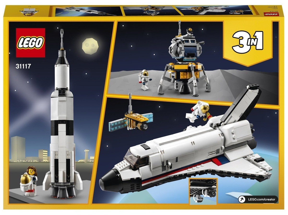 Фото Конструктор LEGO 31117 Криэйтор Приключения на космическом шаттле
