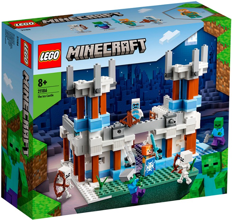 картинка Конструктор LEGO 21186 Minecraft Ледяной замок от магазина 1.kz