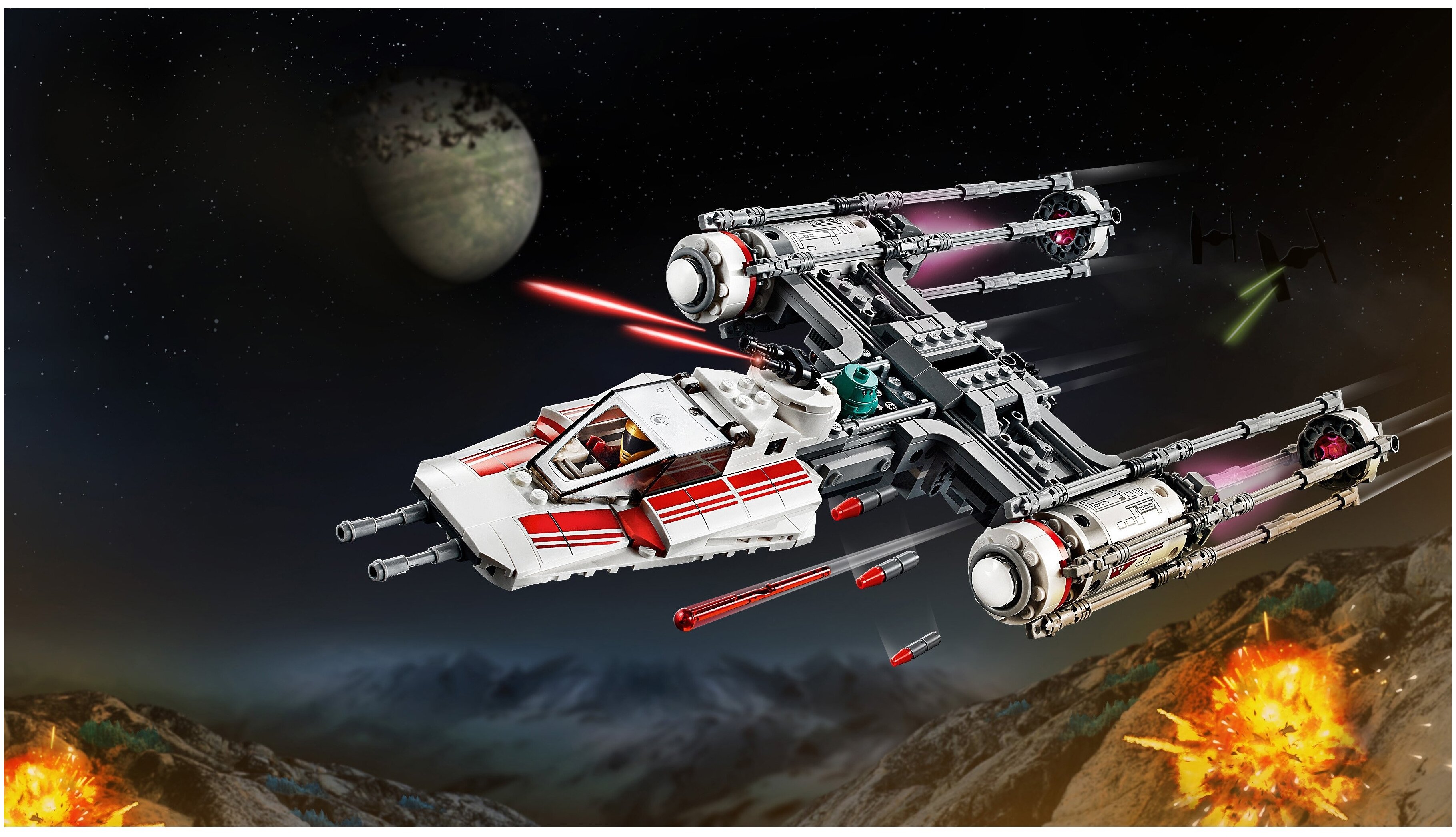 Купить Конструктор LEGO Звёздный истребитель Повстанцев типа Y Star Wars 75249