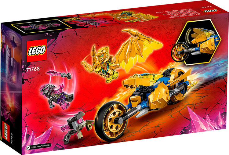 Фотография Конструктор LEGO 71768 Ниндзяго Мотоцикл Джея «Золотой дракон»