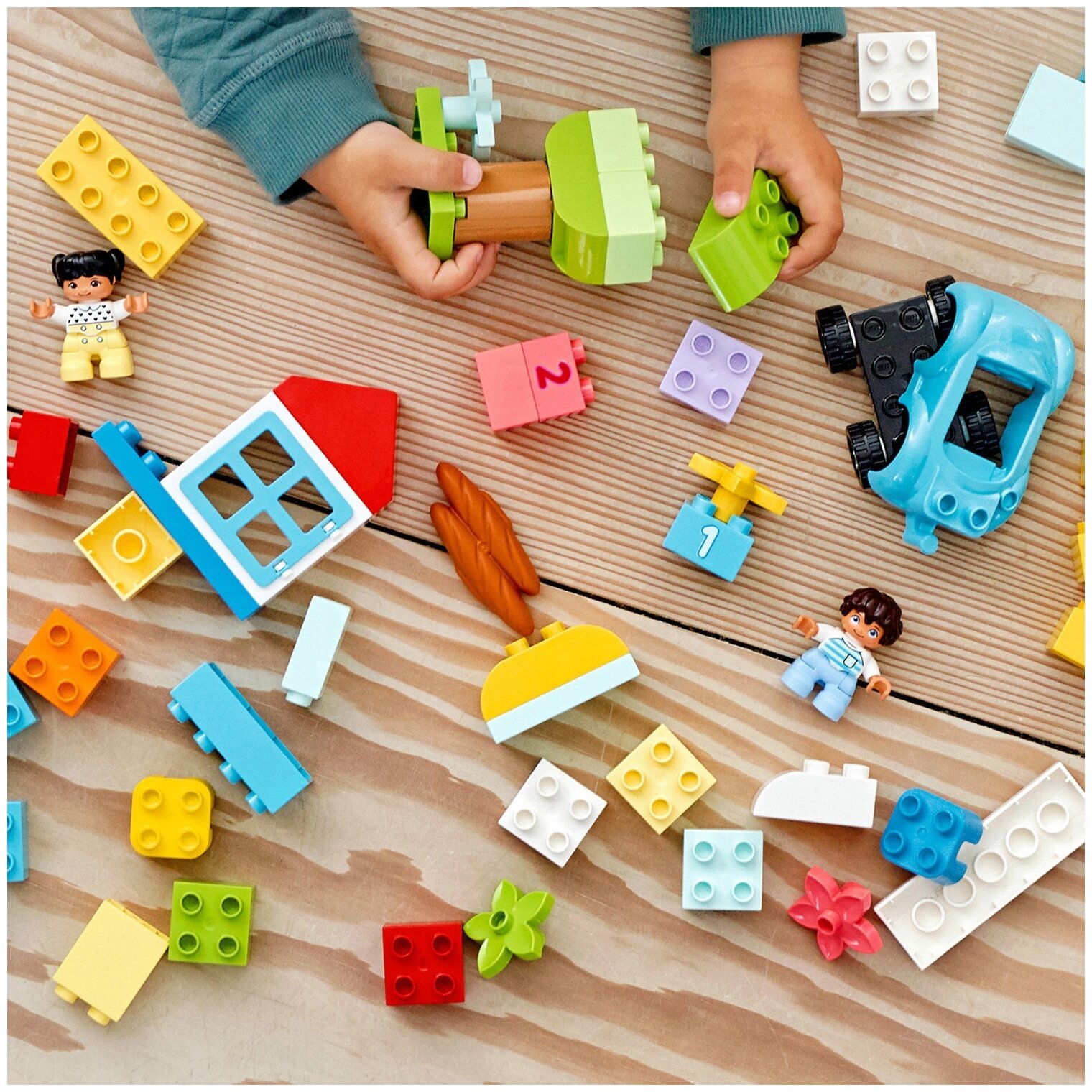 Конструктор LEGO Duplo Коробка с кубиками 10913 Казахстан