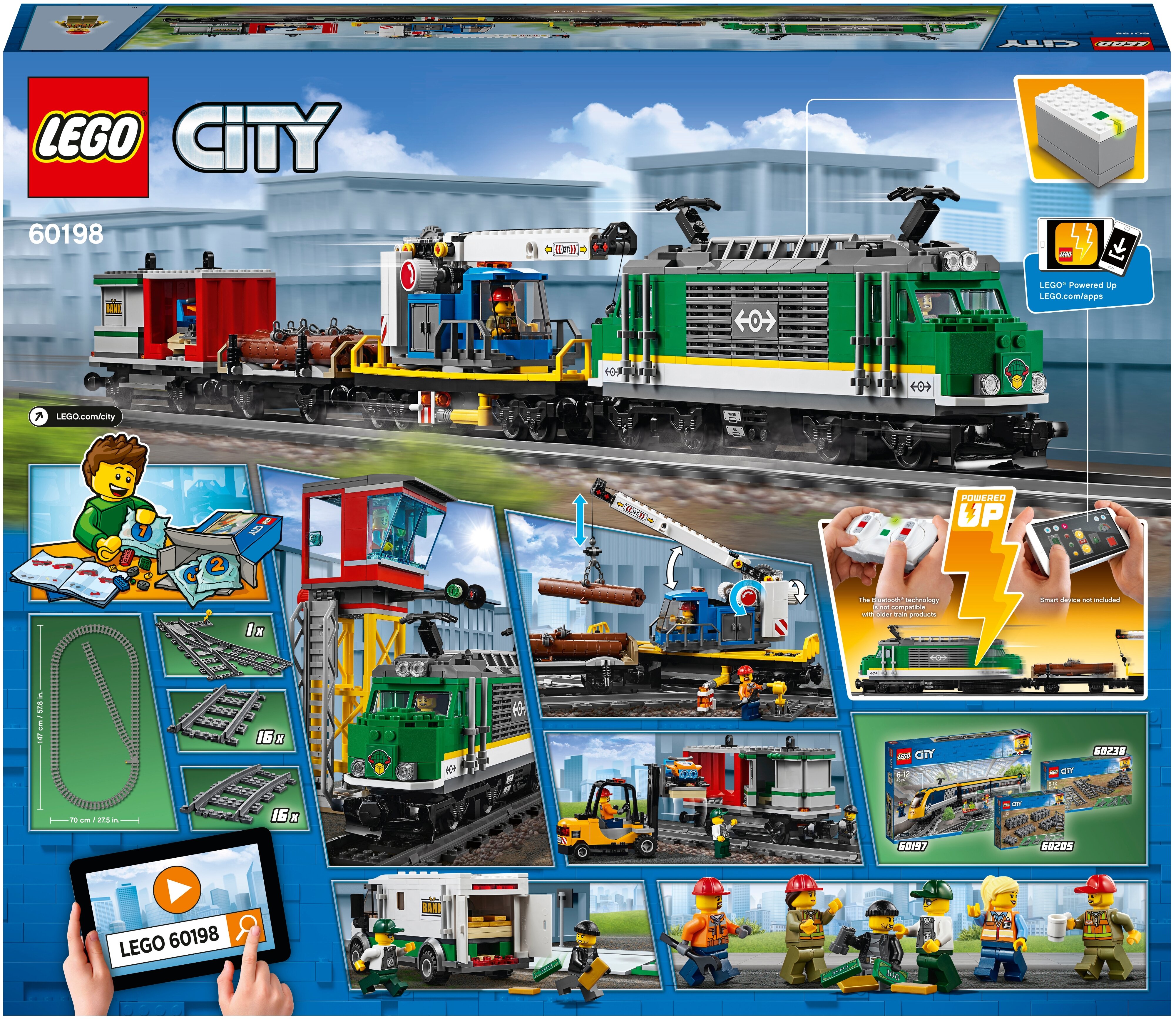 Фото Конструктор LEGO Товарный поезд 60198