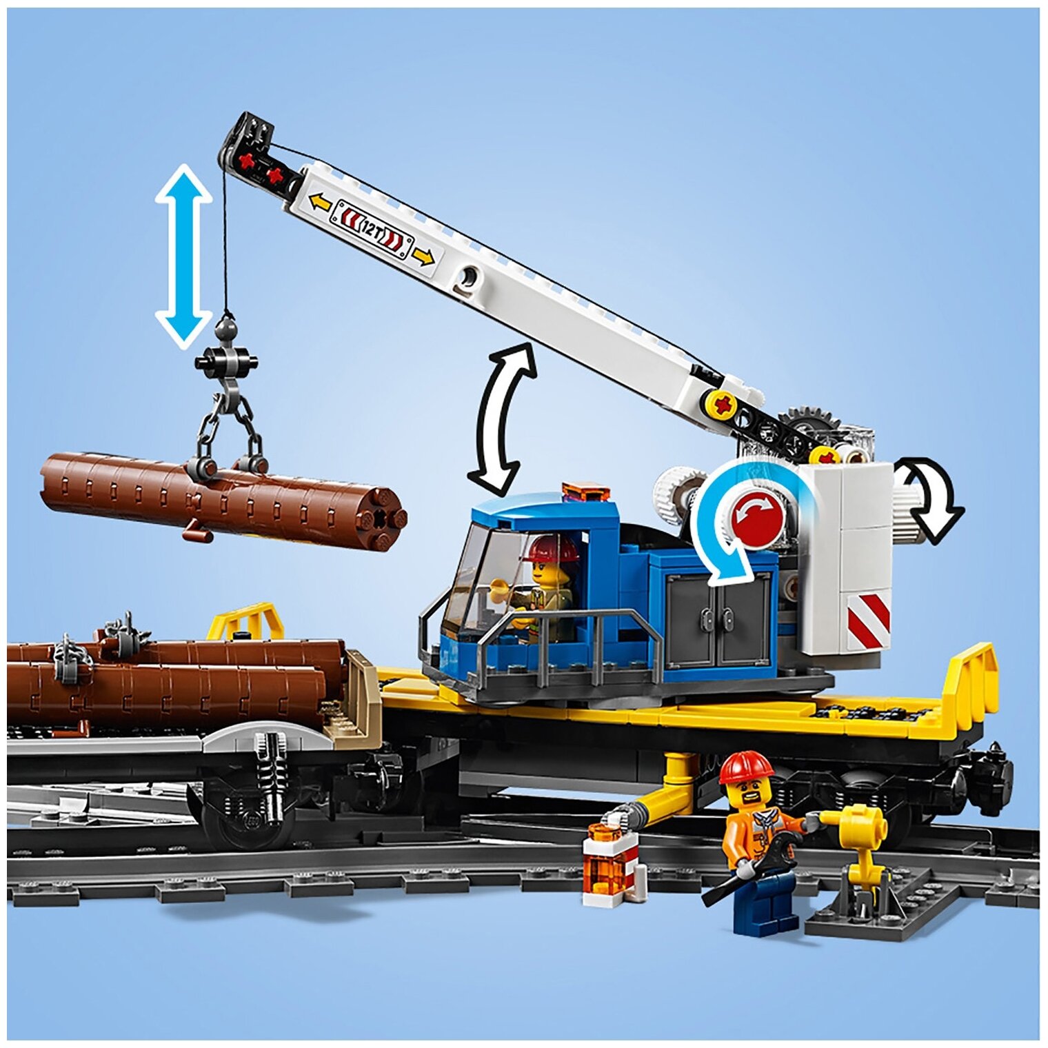 Конструктор LEGO Товарный поезд 60198 Казахстан