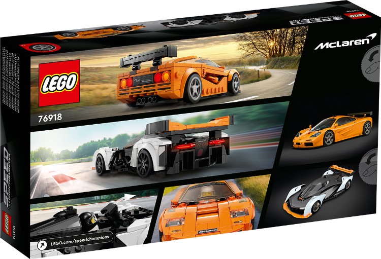 Фотография Конструктор LEGO 76918 Speed Champions McLaren Solus GT & McLaren F1 LM