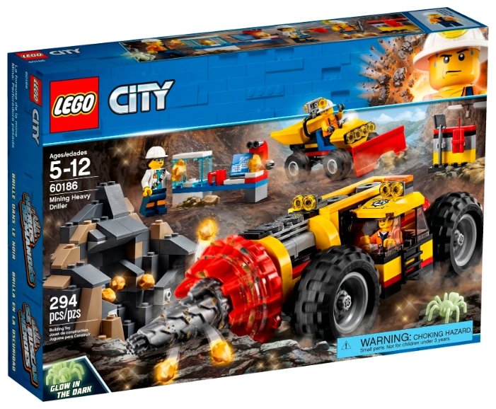 Конструктор LEGO Тяжелый бур для горных работ 60186