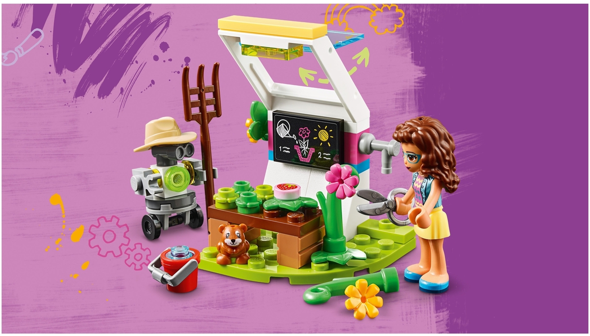 Картинка Конструктор LEGO 41425 Подружки Цветочный сад Оливии