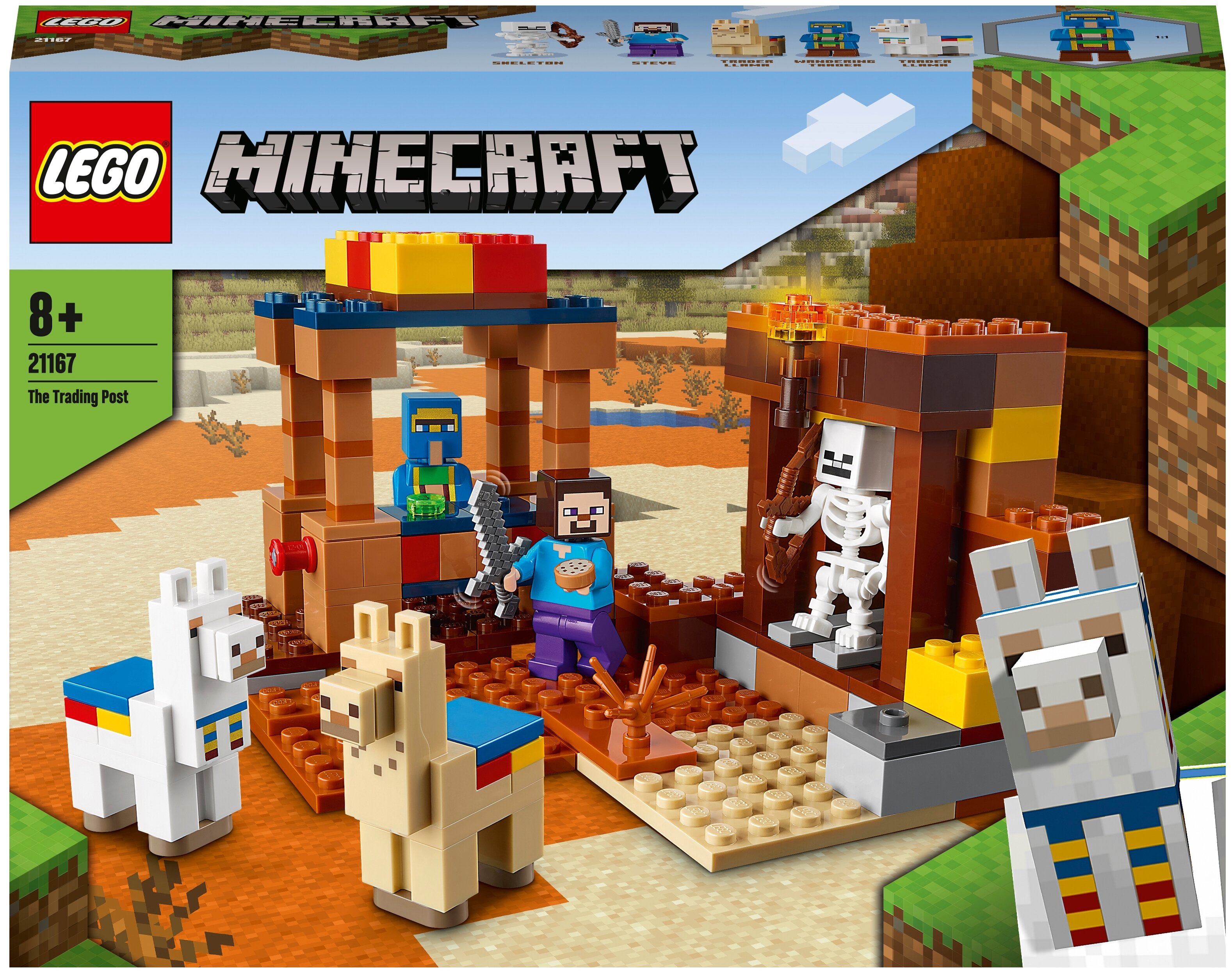 Конструктор LEGO Торговый пост Minecraft 21167