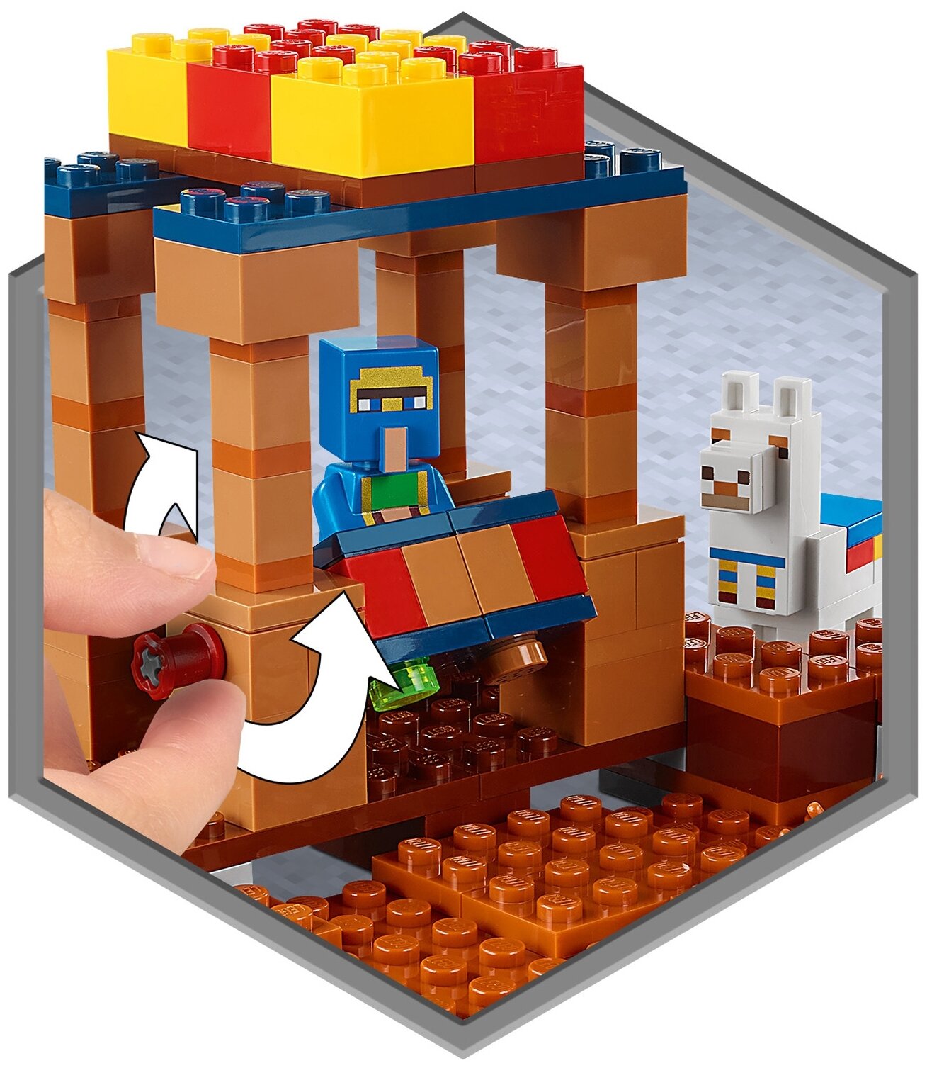 Картинка Конструктор LEGO Торговый пост Minecraft 21167