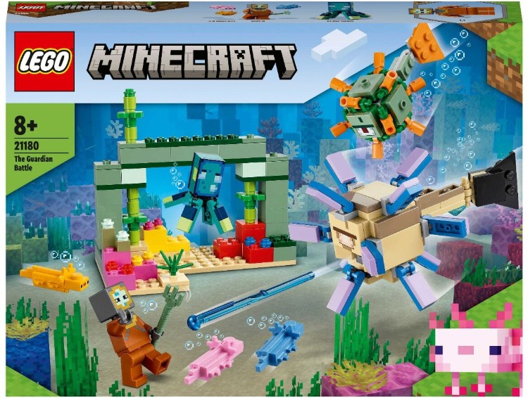 Конструктор LEGO 21180 Minecraft Битва со стражем