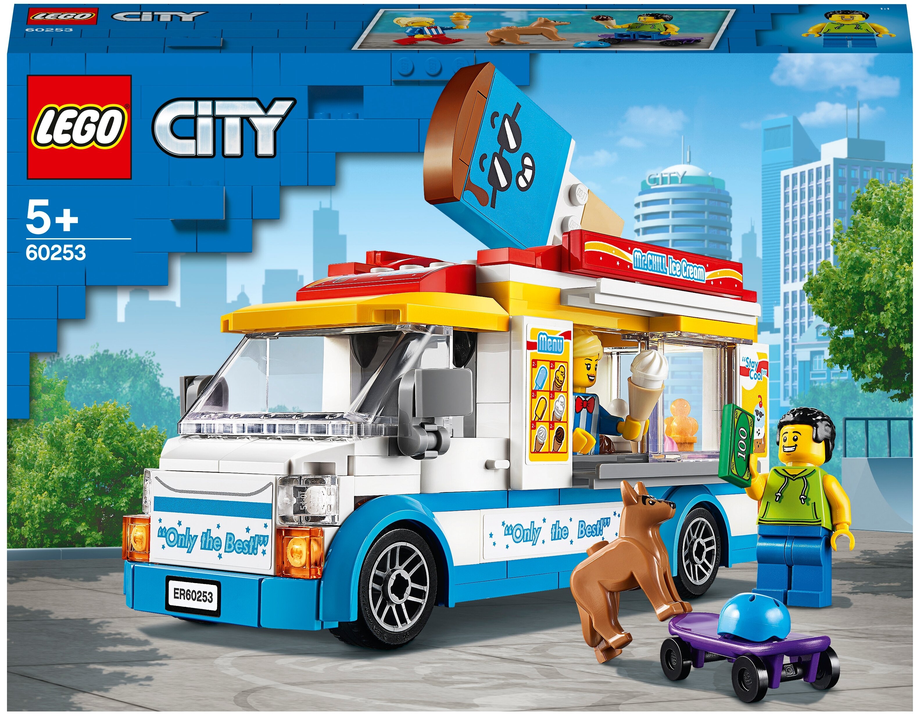 Конструктор LEGO Грузовик мороженщика CITY 60253