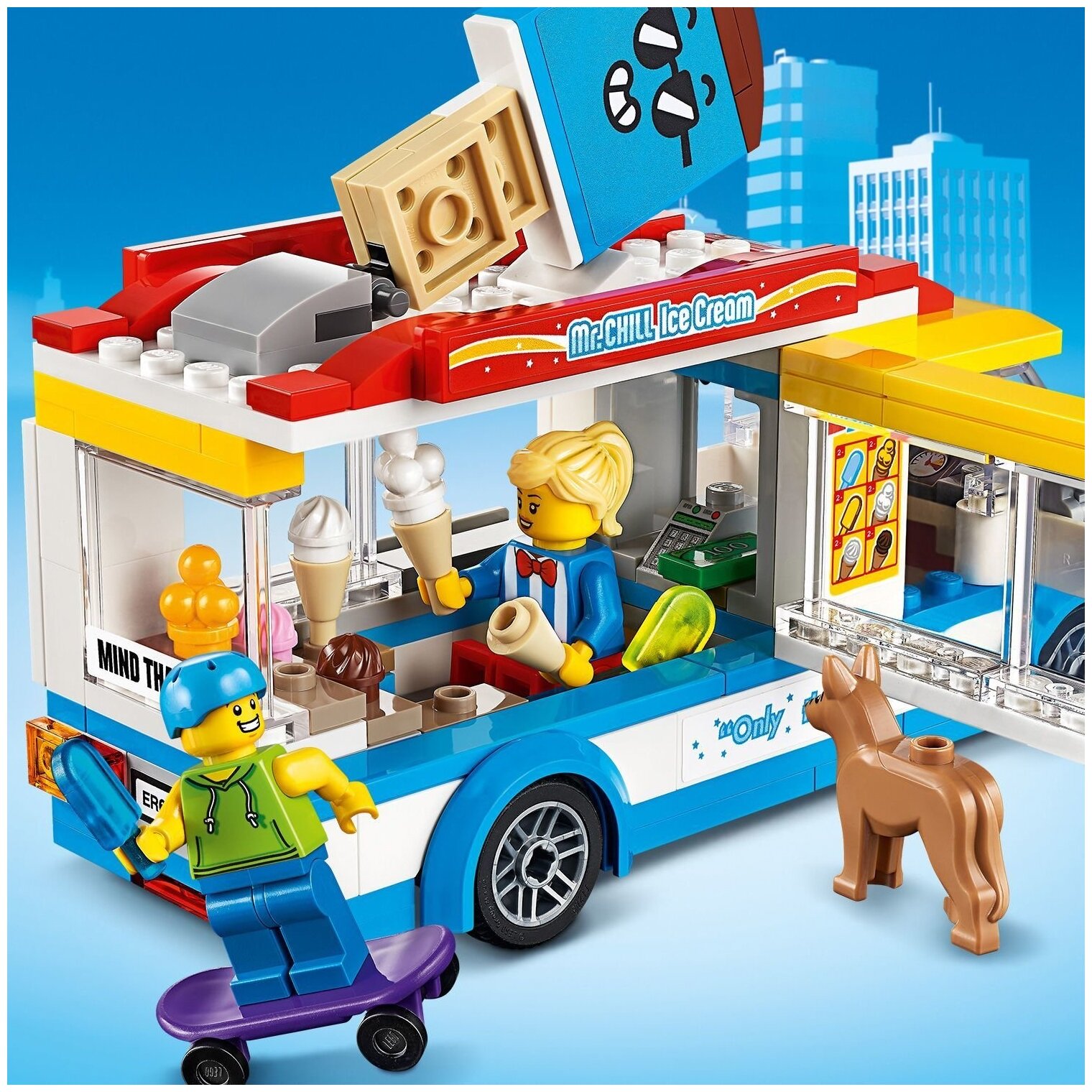 картинка Конструктор LEGO Грузовик мороженщика CITY 60253 от магазина 1.kz