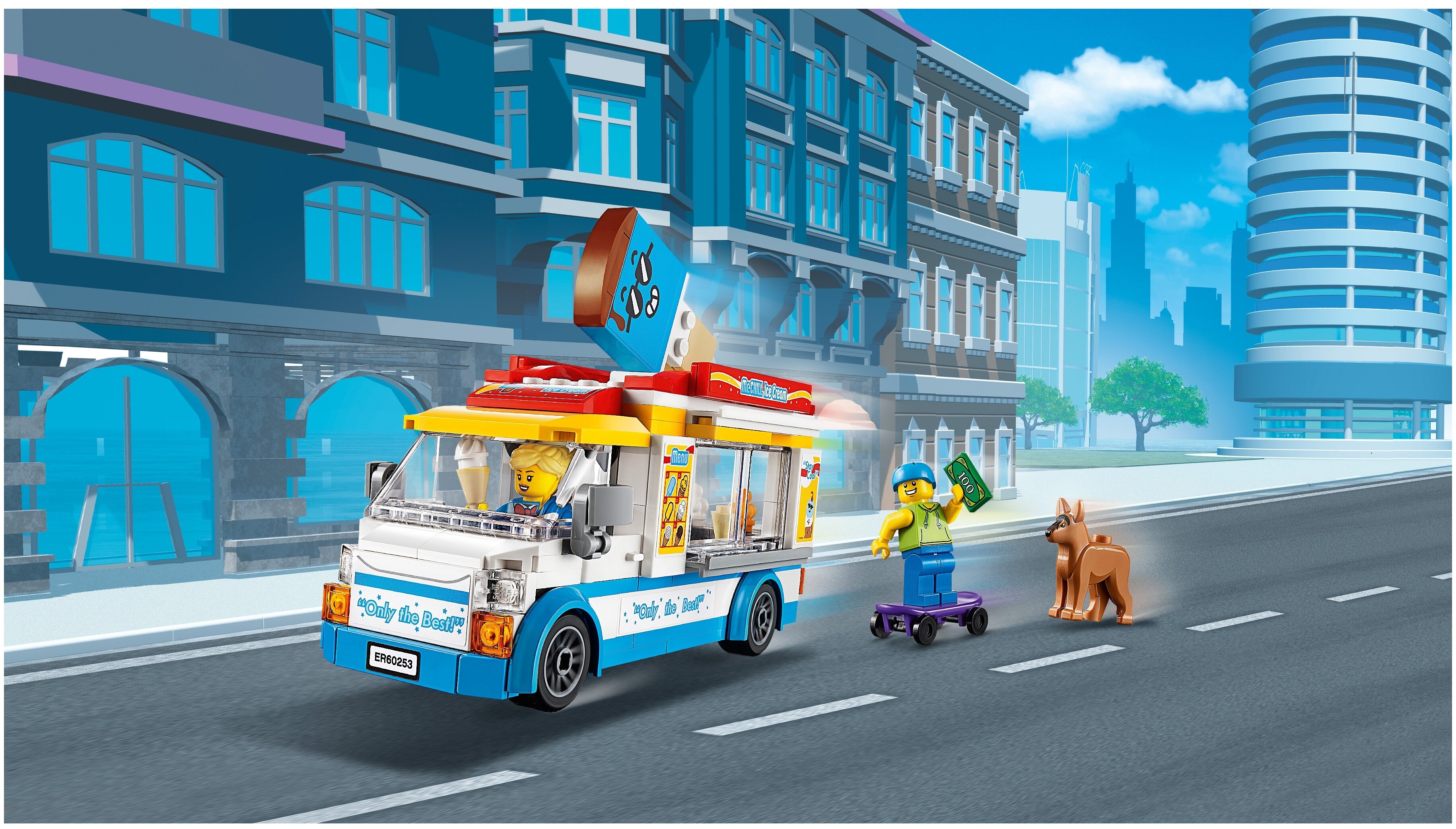 картинка Конструктор LEGO Грузовик мороженщика CITY 60253 от магазина 1.kz