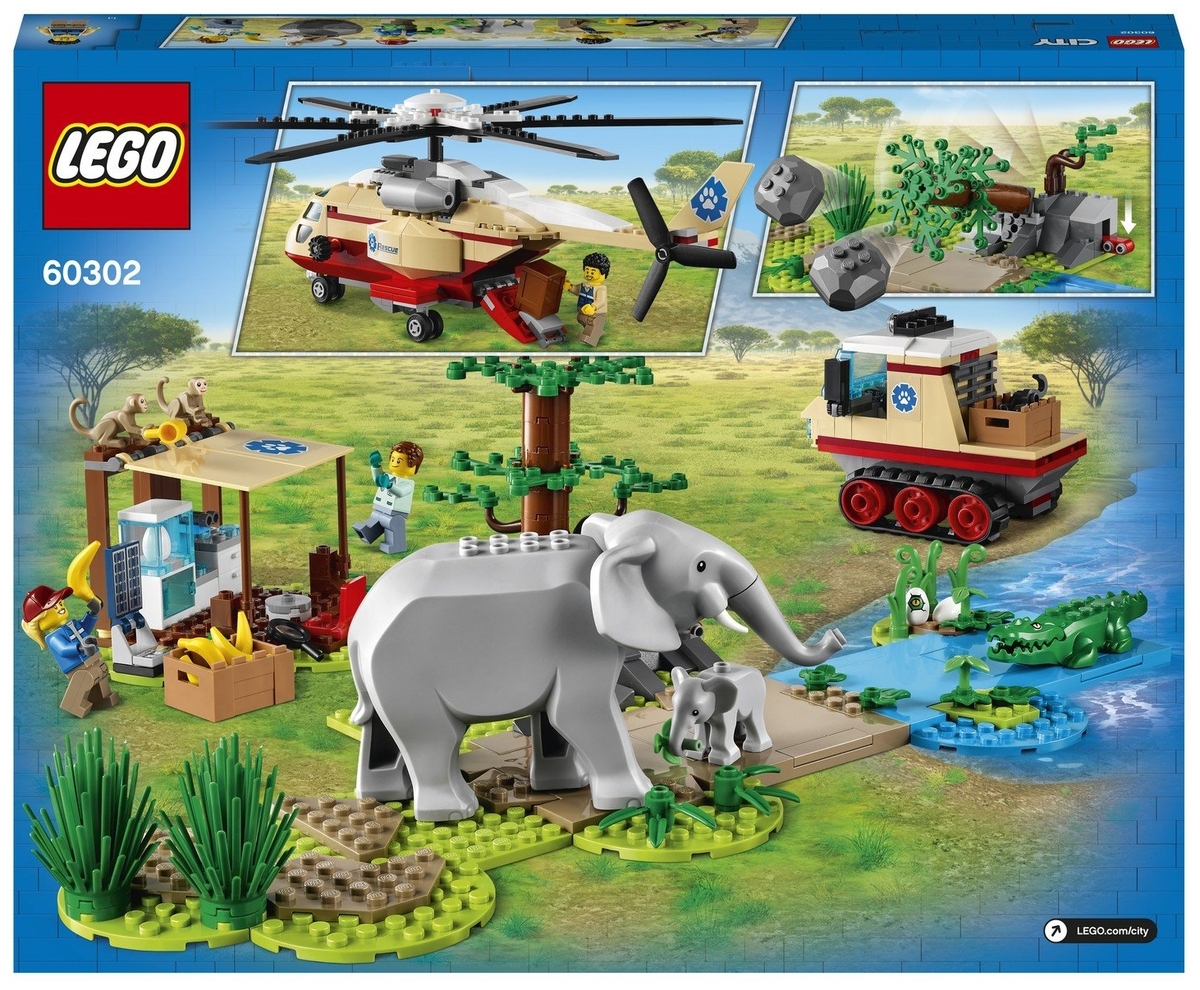 Фото Конструктор LEGO 60302 Город Операция по спасению зверей