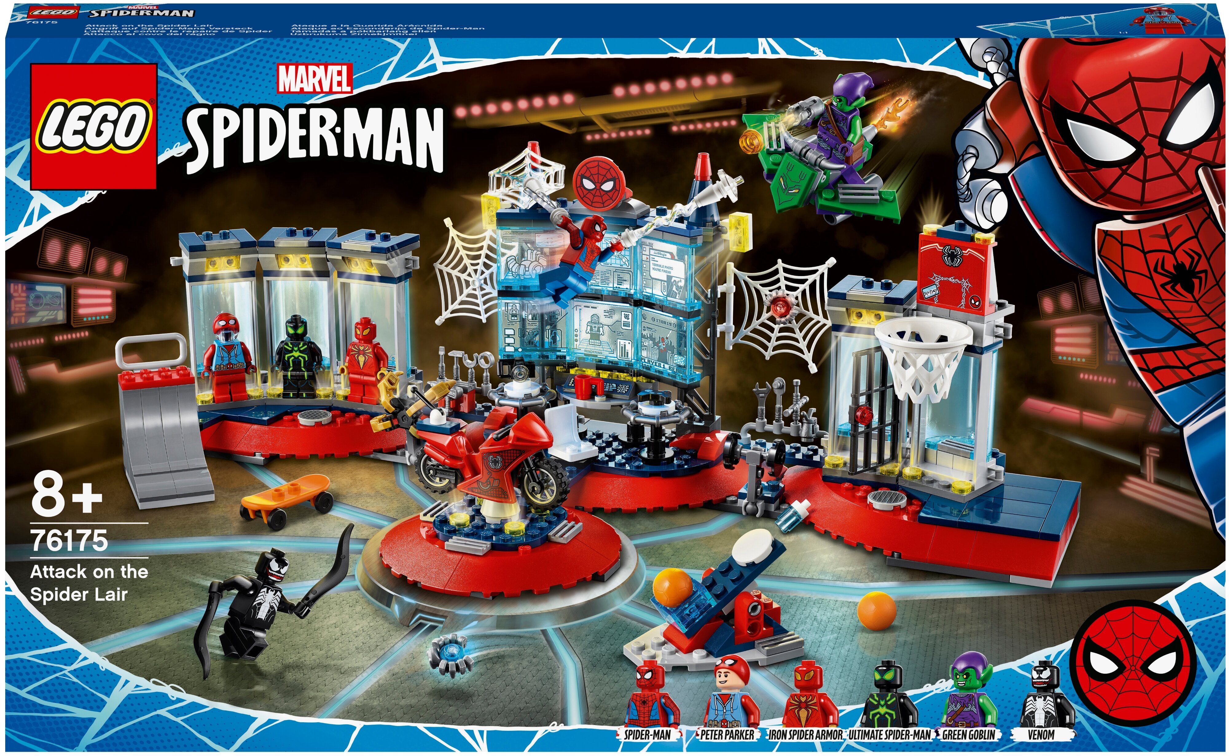 Конструктор LEGO 76175 Супер Герои Нападение на мастерскую паука