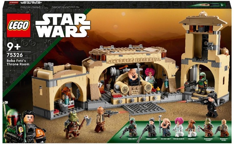 Фото Конструктор LEGO 75326 Star Wars Тронный зал Бобы Фетта