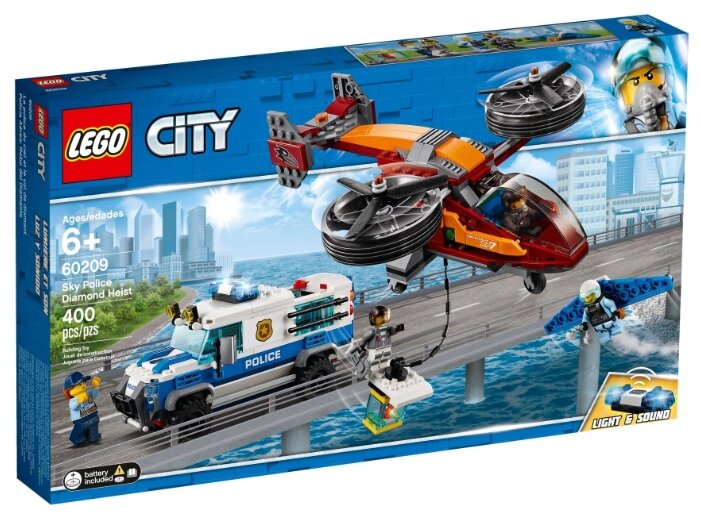 Конструктор LEGO Воздушная полиция: кража бриллиантов CITY 60209