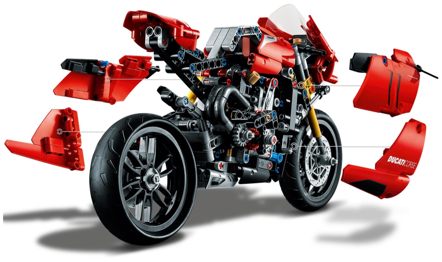 Конструктор LEGO Ducati Panigale V4 R Technic 42107 Казахстан