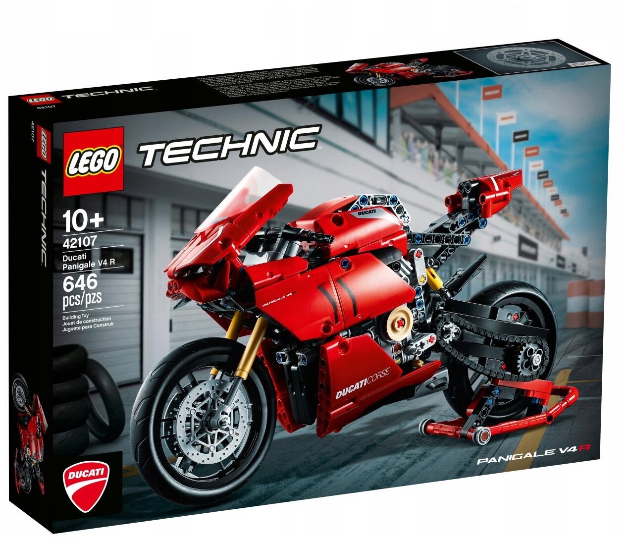 Конструктор LEGO Ducati Panigale V4 R Technic 42107 Казахстан