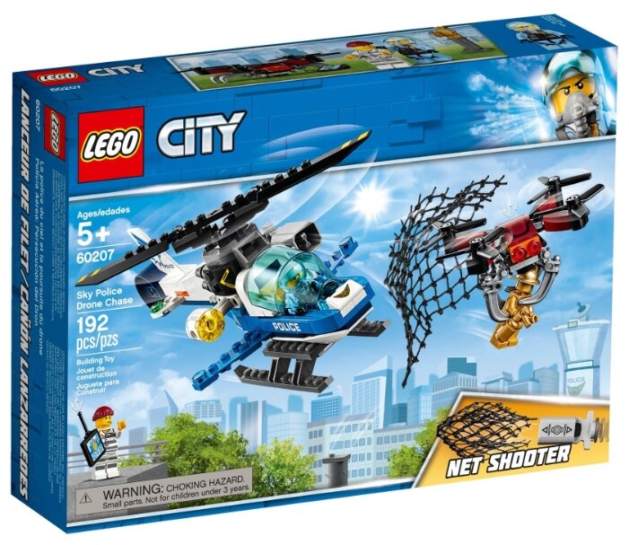 Конструктор LEGO Воздушная полиция: погоня дронов CITY 60207