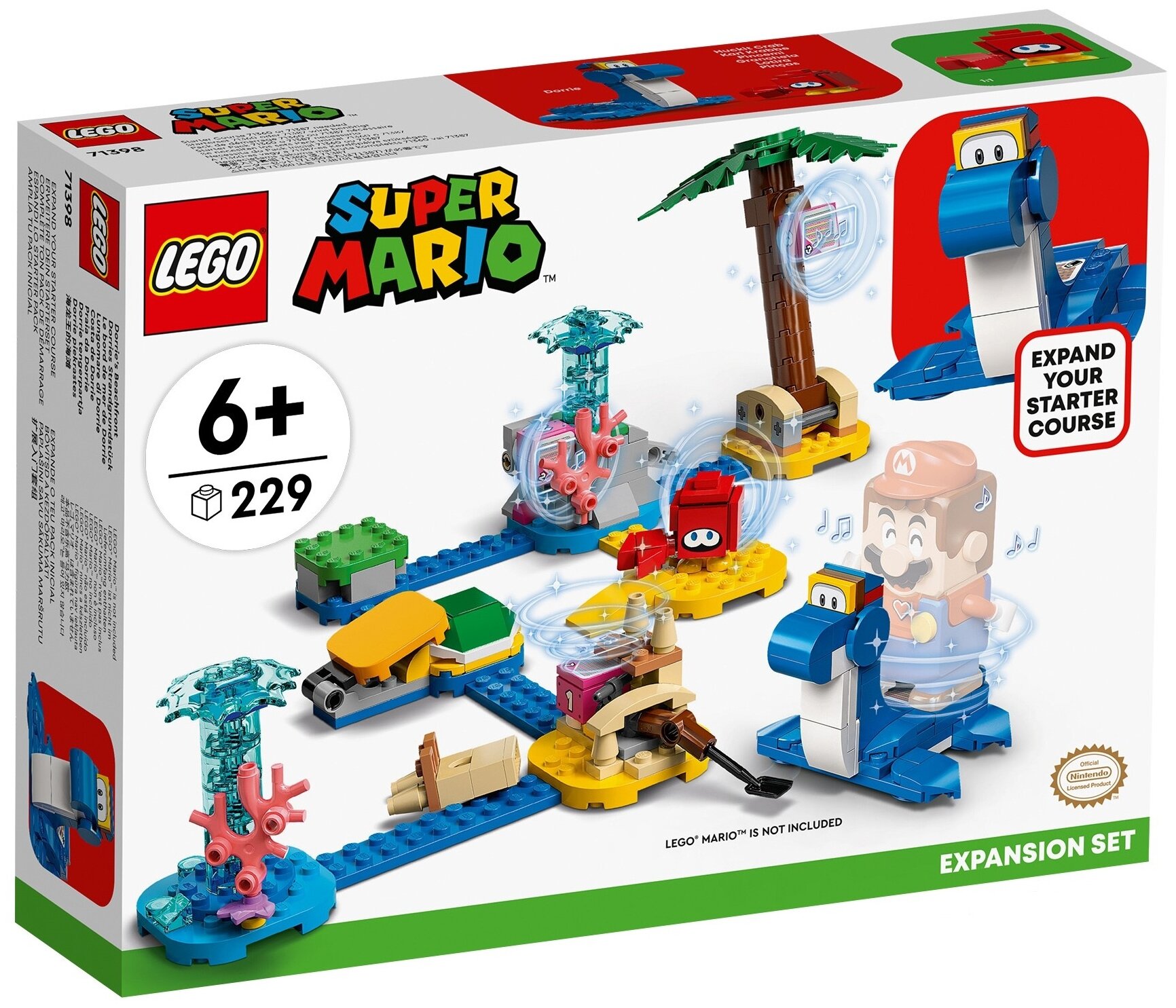 Конструктор LEGO Дополнительный набор «Берег Дорри» Super Mario 71398 Казахстан