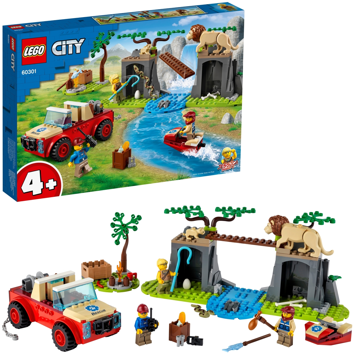 Фотография Конструктор LEGO 60301 Город Спасательный внедорожник для зверей