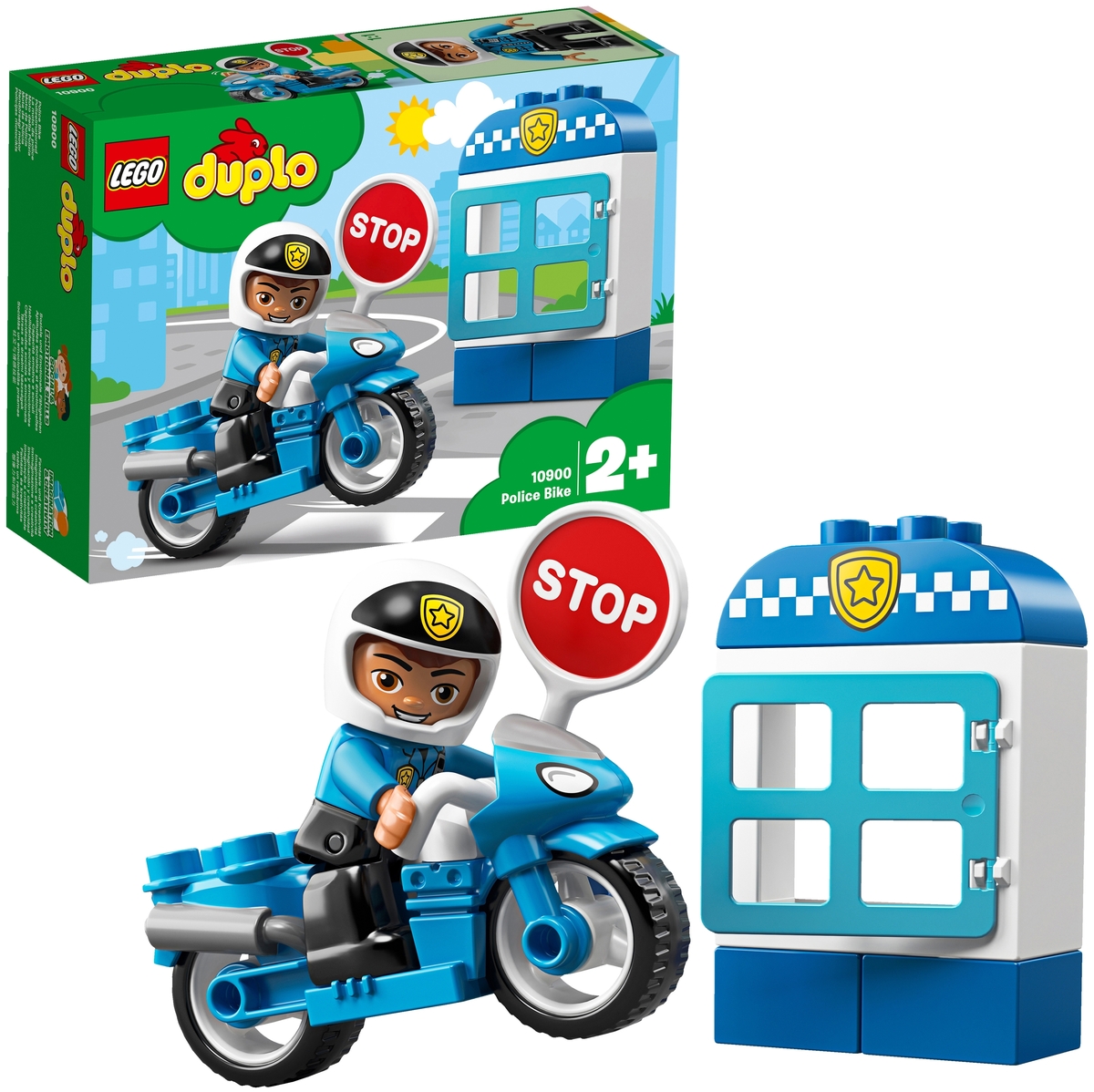 Фотография Конструктор LEGO 10900 Дупло Полицейский мотоцикл