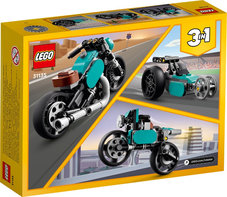 Фотография Конструктор LEGO 31135 Creator Винтажный мотоцикл