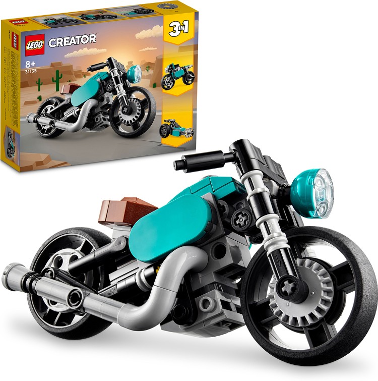 Картинка Конструктор LEGO 31135 Creator Винтажный мотоцикл