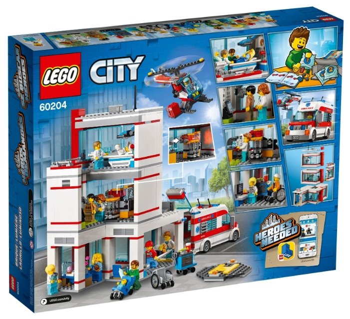 Конструктор LEGO Городская больница CITY 60204