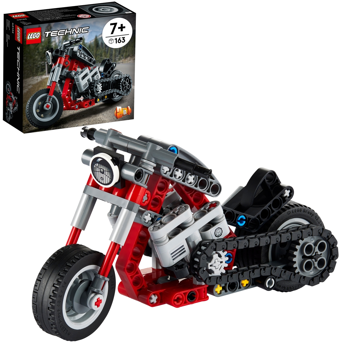 Фотография Конструктор LEGO 42132 Техник Мотоцикл