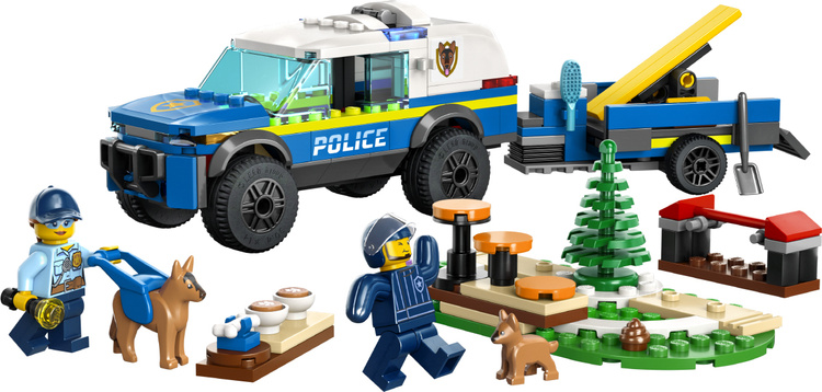 Конструктор LEGO 60369 Город Тренировка полицейских собак