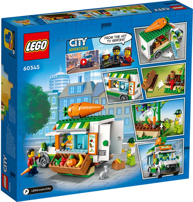 Фотография Конструктор LEGO 60345 Город Фургон для фермерского рынка