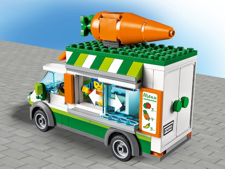 Цена Конструктор LEGO 60345 Город Фургон для фермерского рынка