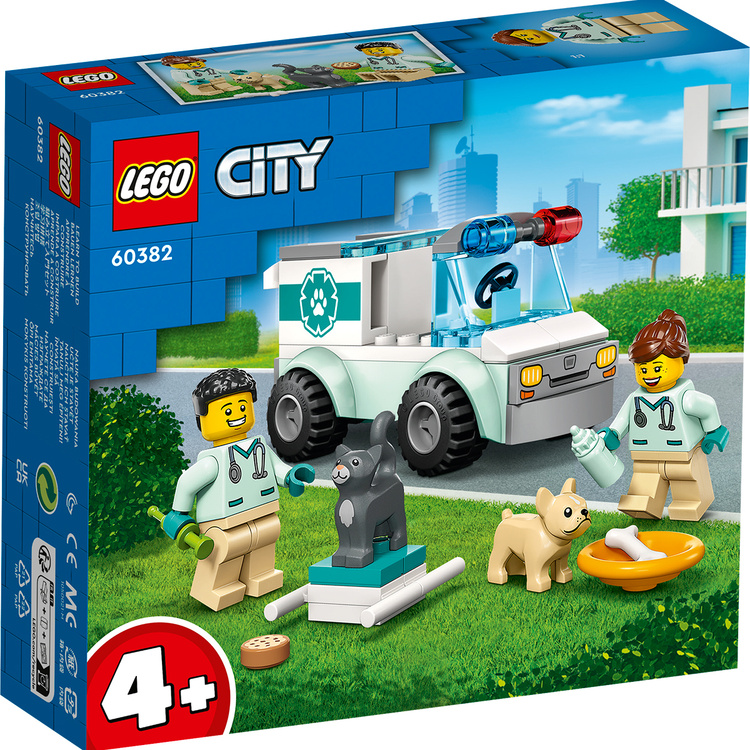 Фото Конструктор LEGO 60382 Город Автомобиль для спасения животных