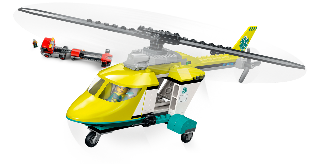 Конструктор LEGO 60343 Город Грузовик для спасательного вертолёта заказать