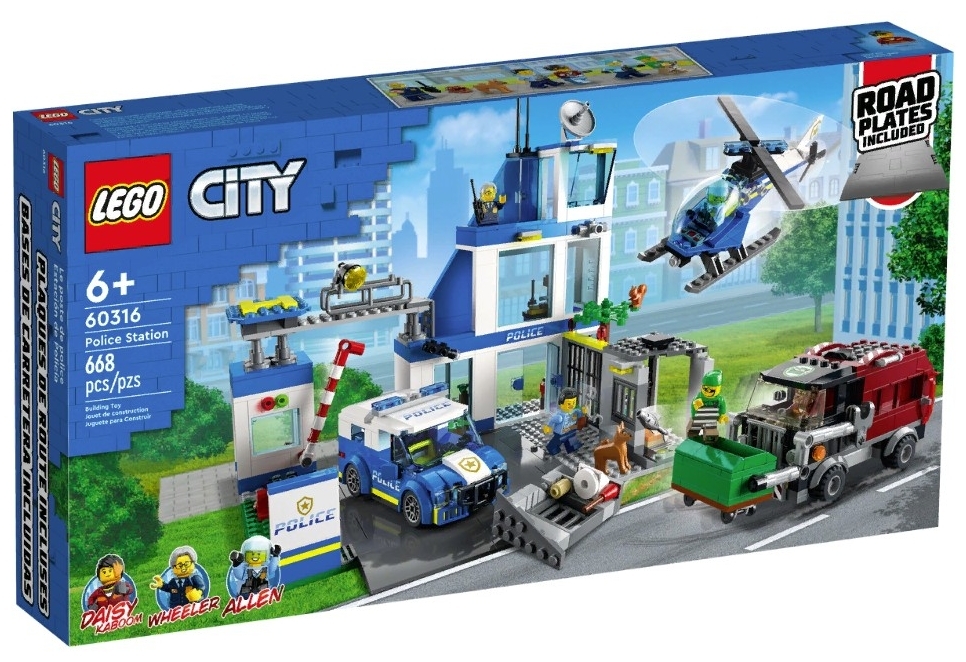 Конструктор LEGO 60316 Город Полицейский участок Казахстан