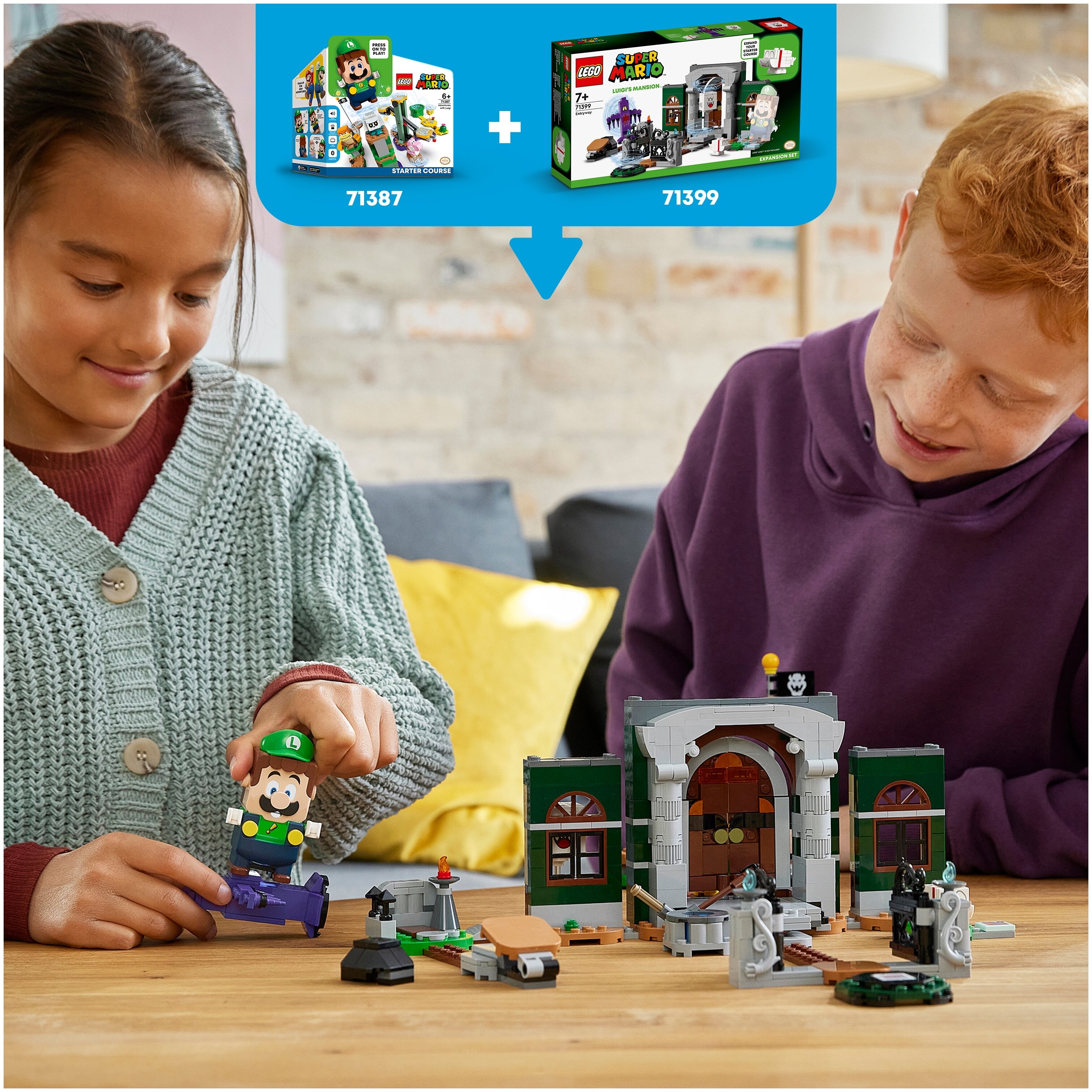 Конструктор LEGO Дополнительный набор «Luigi’sMansion: вестибюль» Super Mario 71399 заказать