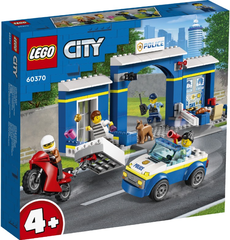 Фото Конструктор LEGO 60370 Город Погоня в полицейском участке