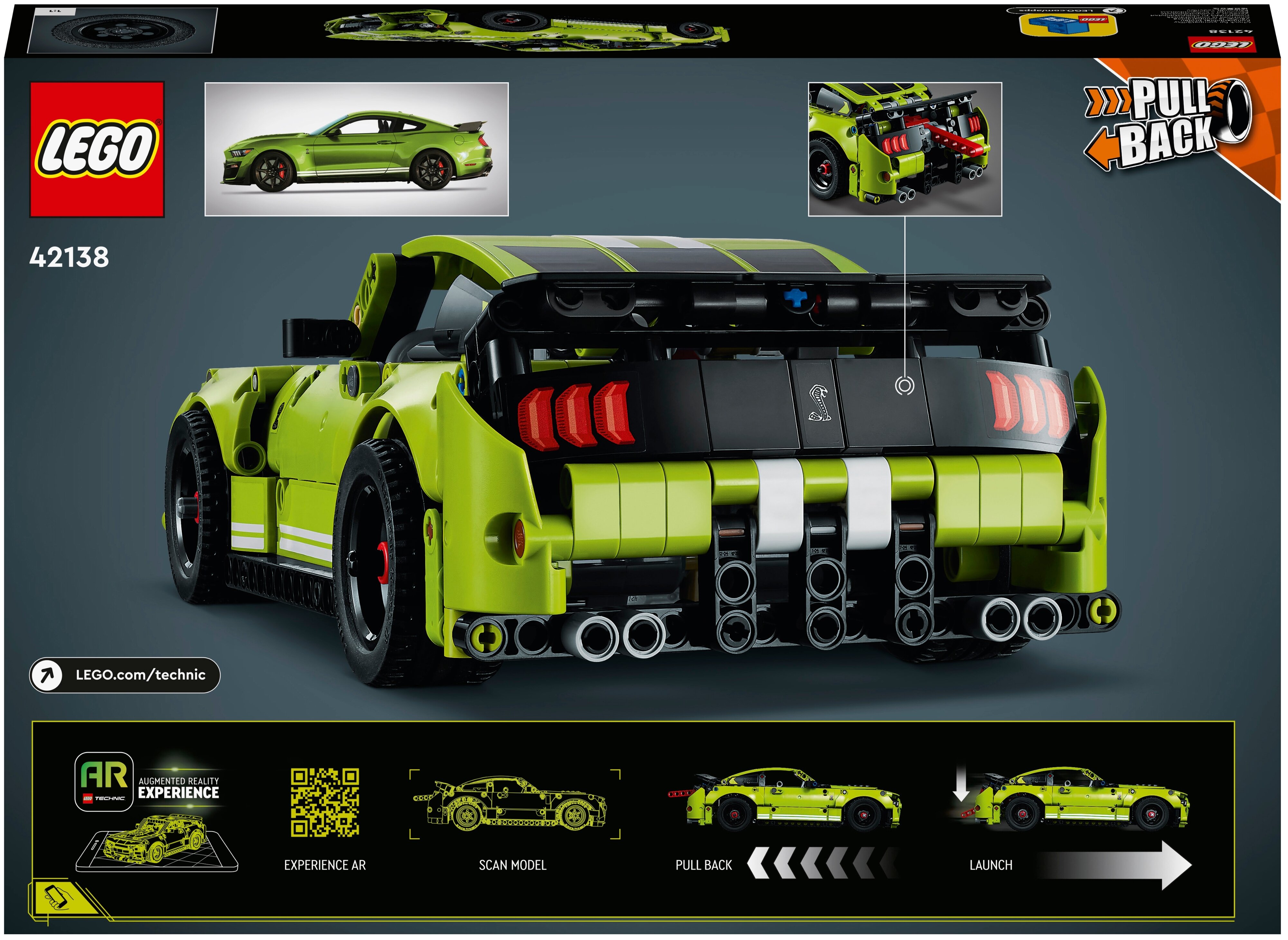 Фото Конструктор LEGO 42138 Technic Ford Mustang Shelby GT500