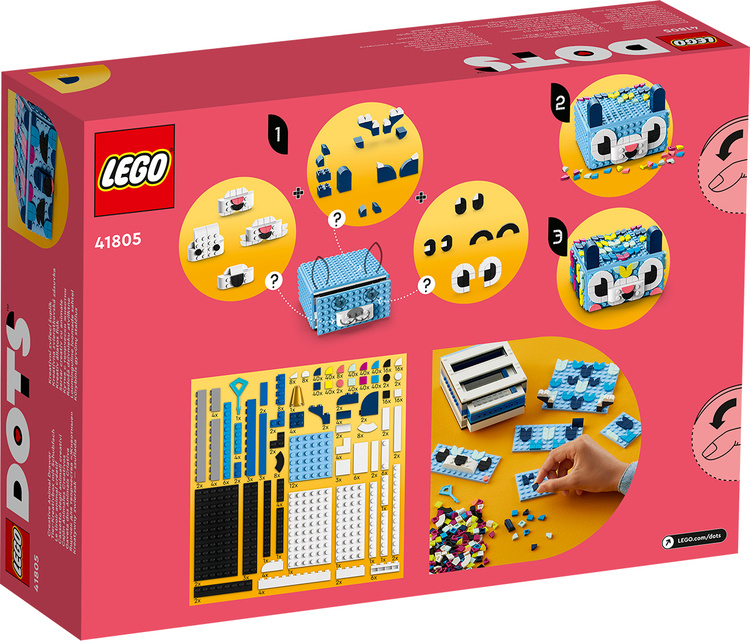Фотография Конструктор LEGO Креативный ящик для животных DOTS 41805