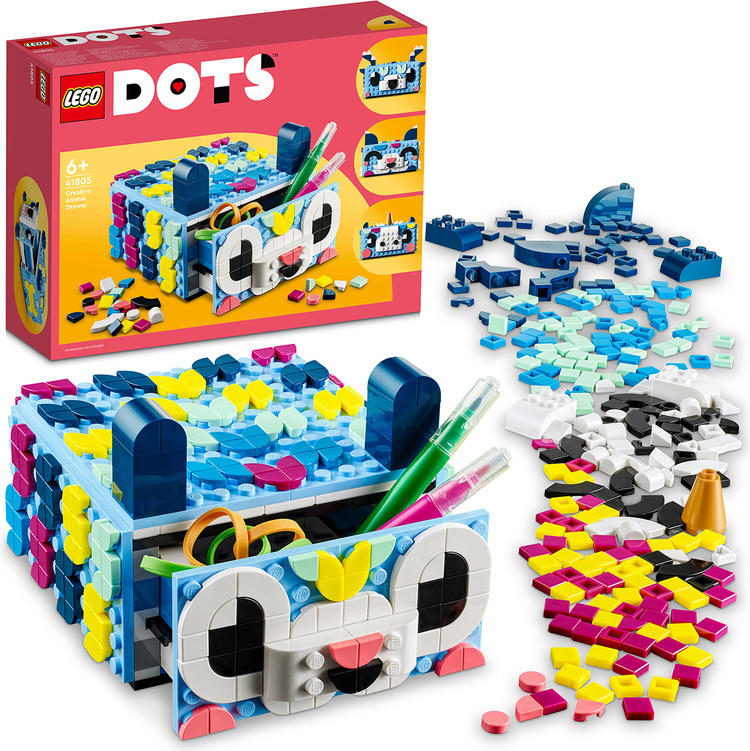 Картинка Конструктор LEGO Креативный ящик для животных DOTS 41805