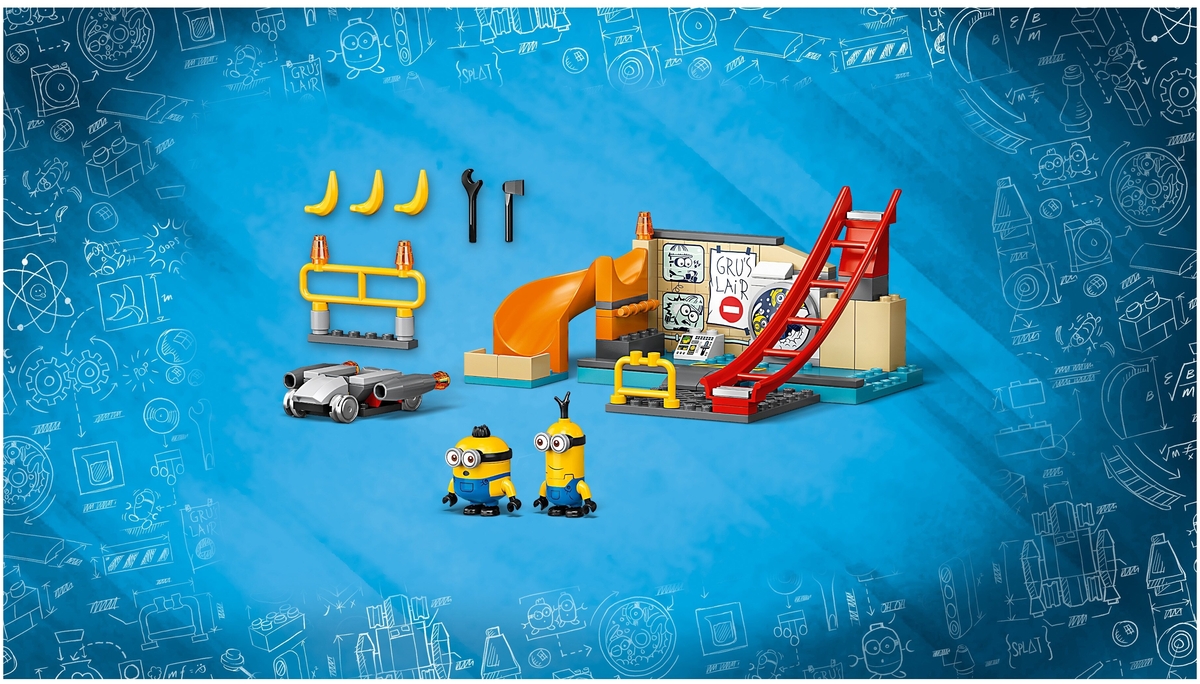 Конструктор LEGO 75546 Миньоны в лаборатории Грю заказать