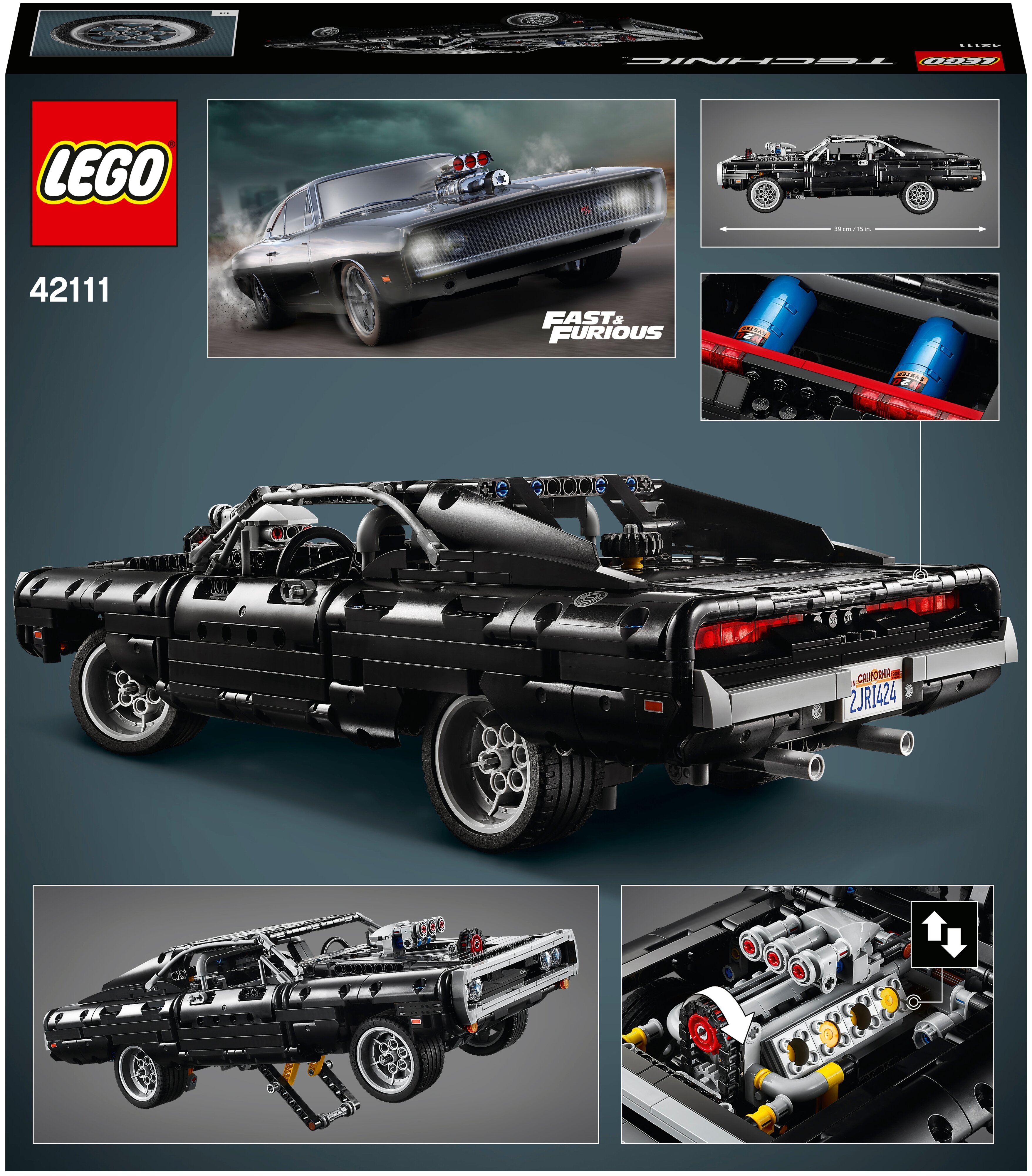 Фото Конструктор LEGO Dodge Charger Technic 42111 Доминика Торетто