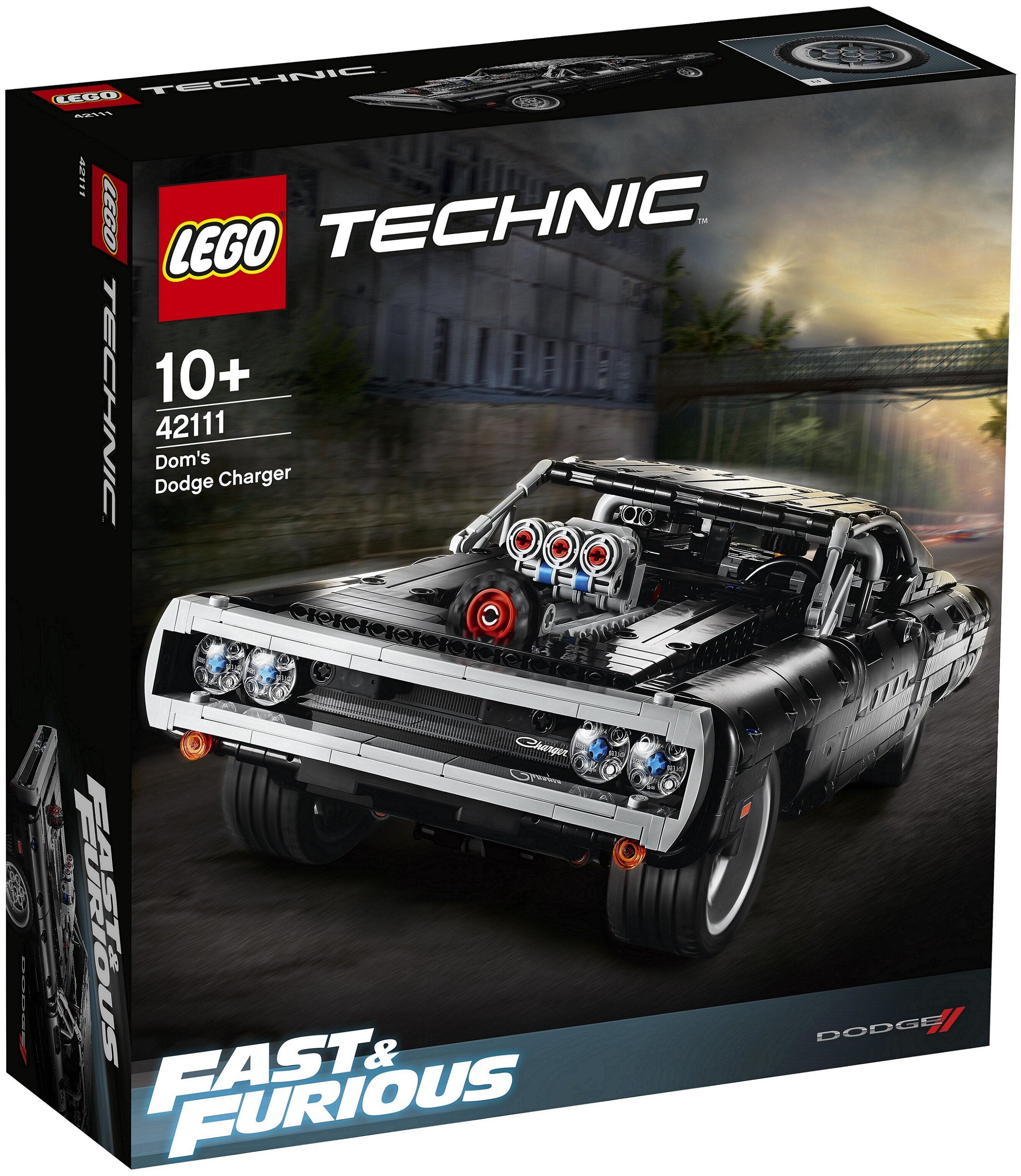 Конструктор LEGO Dodge Charger Technic 42111 Доминика Торетто Казахстан