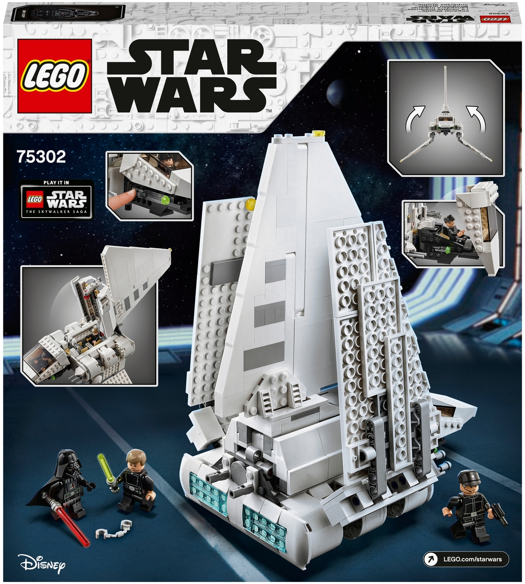 Фото Конструктор LEGO 75302 Звездные войны Имперский шаттл