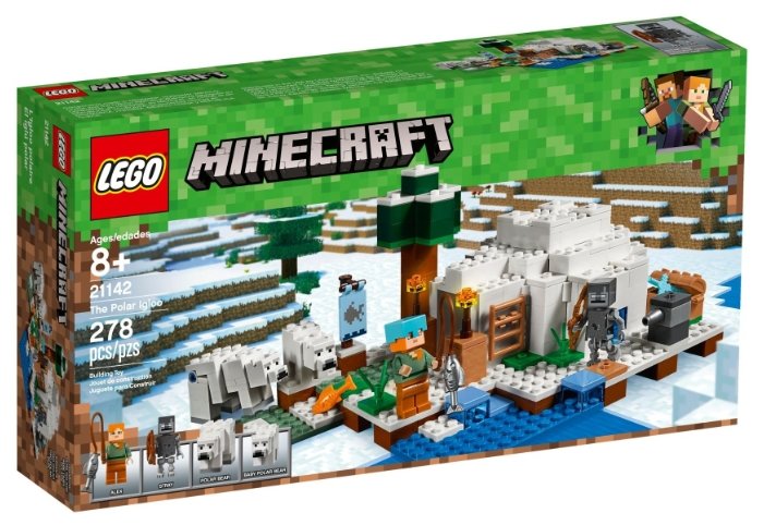 Конструктор LEGO Иглу Minecraft 21142