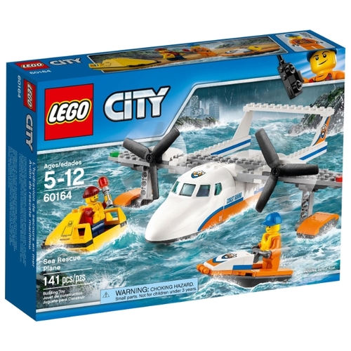 Конструктор LEGO Спасательный самолет береговой охраны City Coast Guard 60164