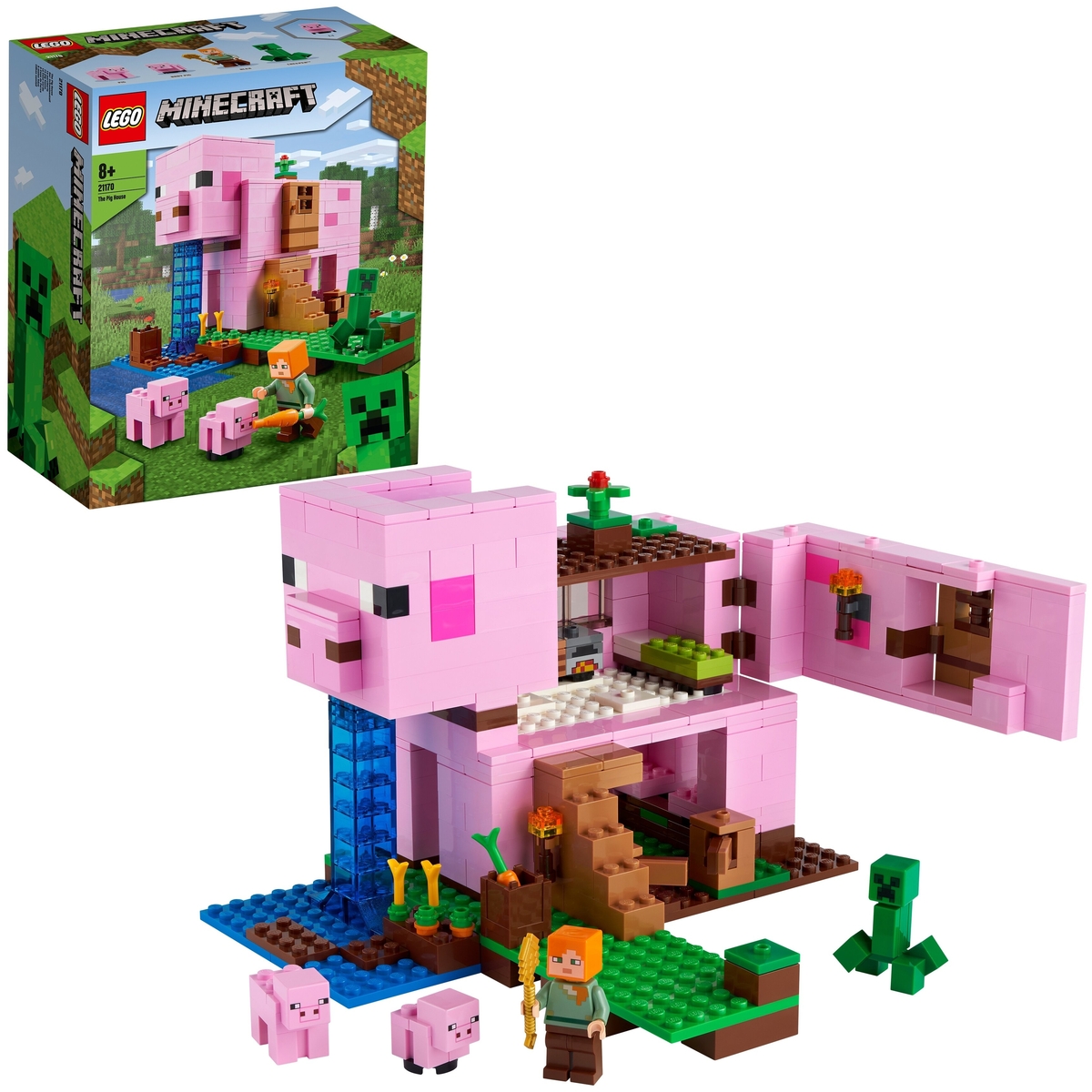 Фотография Конструктор LEGO 21170 Minecraft Дом-свинья